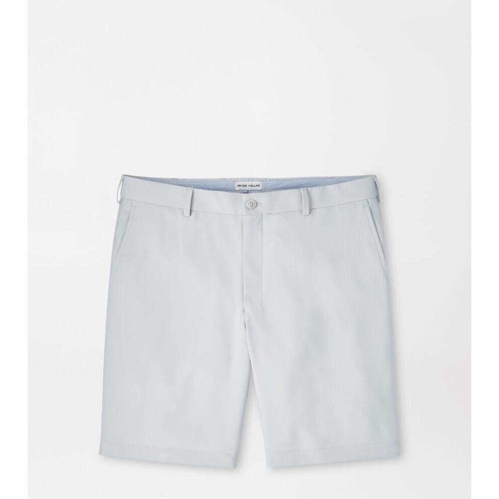 Peter Millar Size 38 Baby Blue Salem Flat Front Chino Performance Golf Shorts